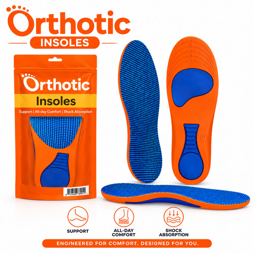 Work boots orthotic insoles - work,