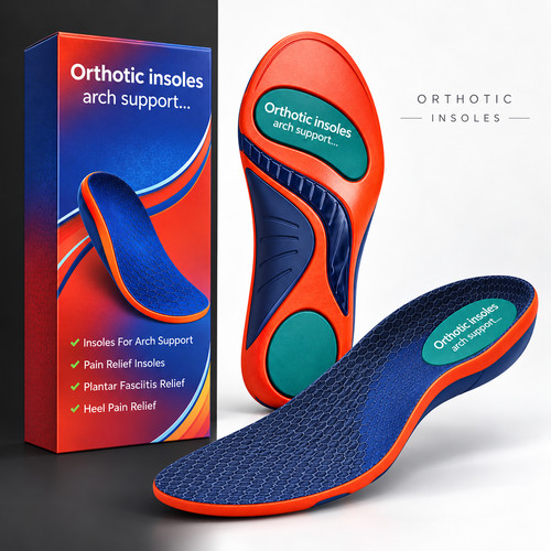 Work boots orthotic insoles - work,