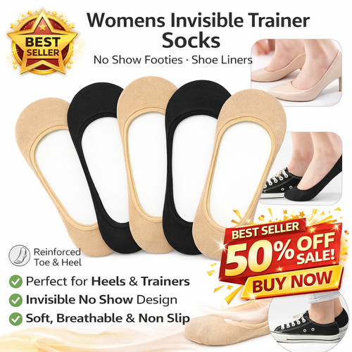 Womens invisible trainer - trainer, socks